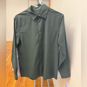 Zara Dark Green Dress Shirt